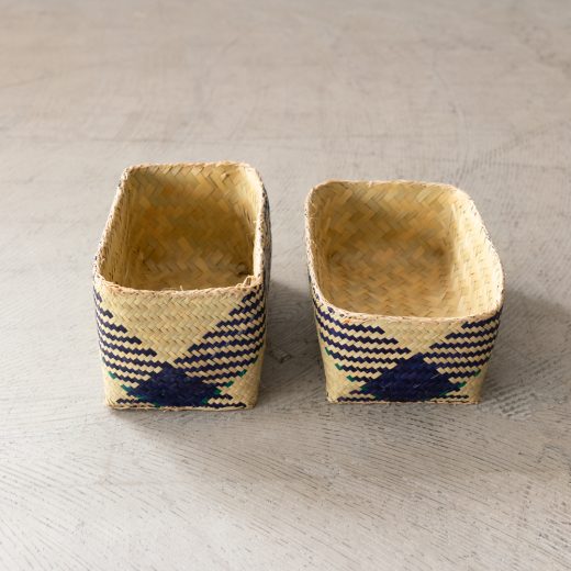 チヒ カラフル長方形箱 (蓋付) S 【F】