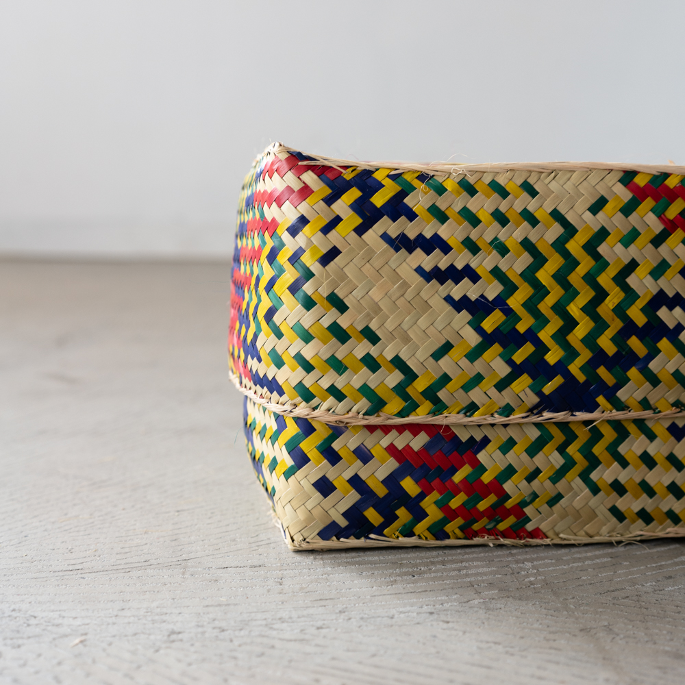 チヒ カラフル長方形箱 (蓋付) S 【E】