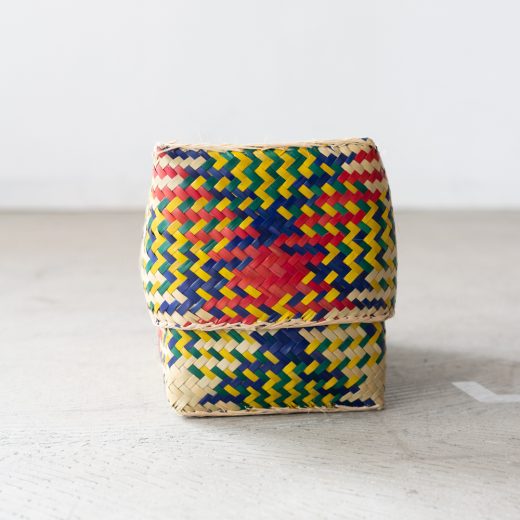 チヒ カラフル長方形箱 (蓋付) S 【E】