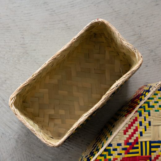 チヒ カラフル長方形箱 (蓋付) S 【E】