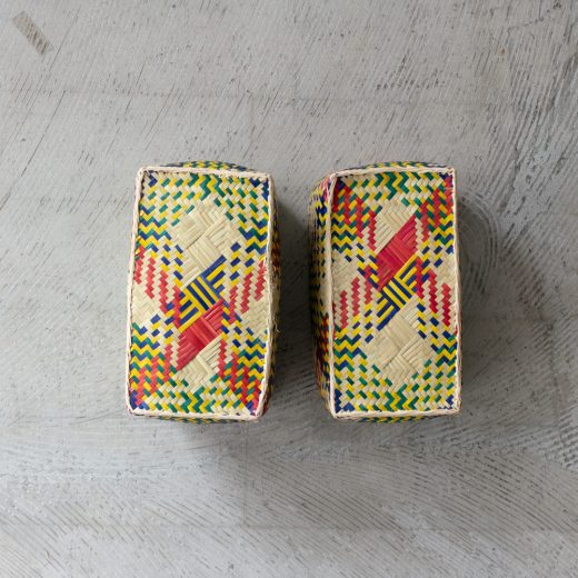 チヒ カラフル長方形箱 (蓋付) S 【E】