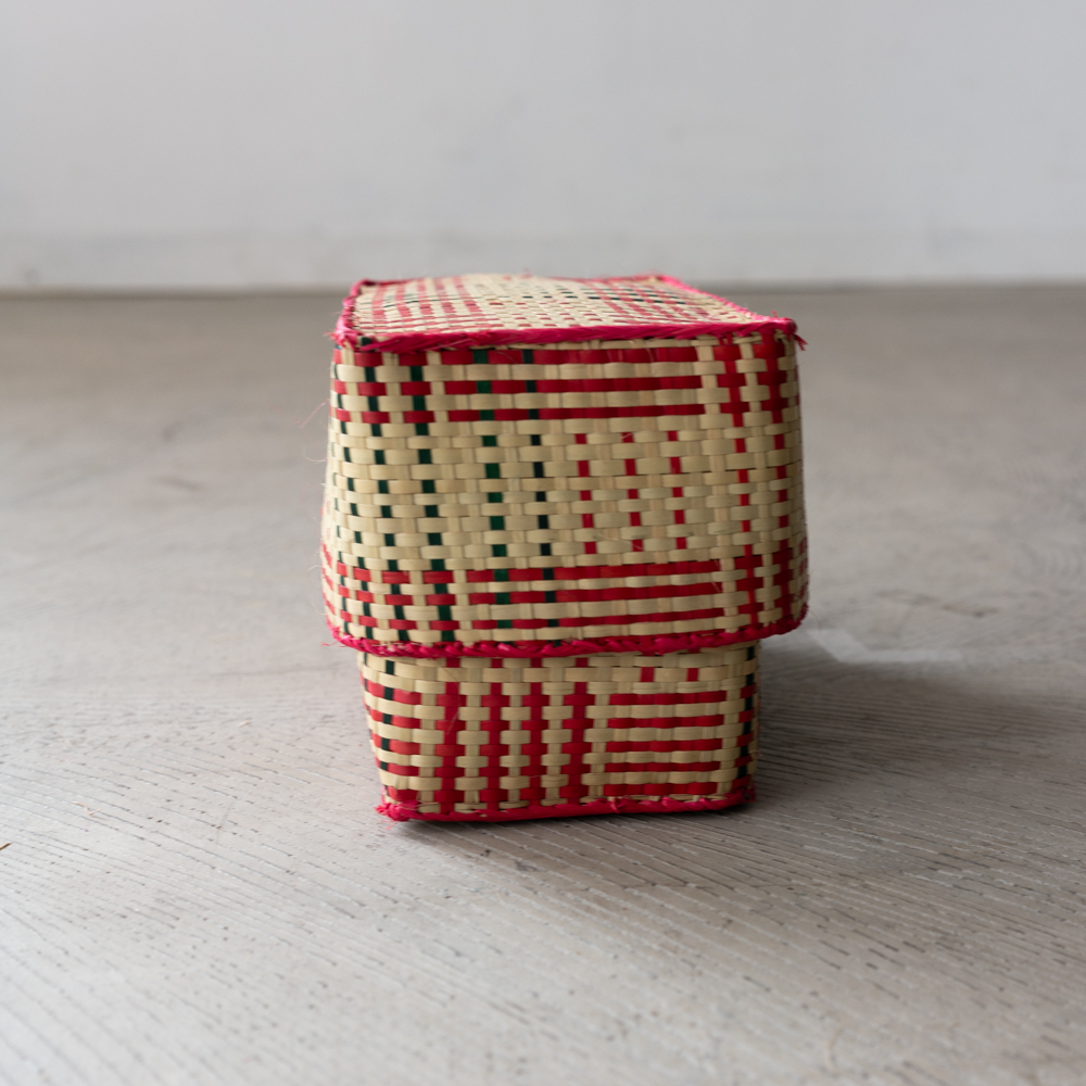 チヒ カラフル長方形箱 (蓋付) S 【D】