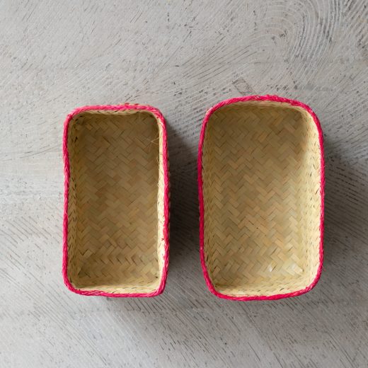 チヒ カラフル長方形箱 (蓋付) S 【D】