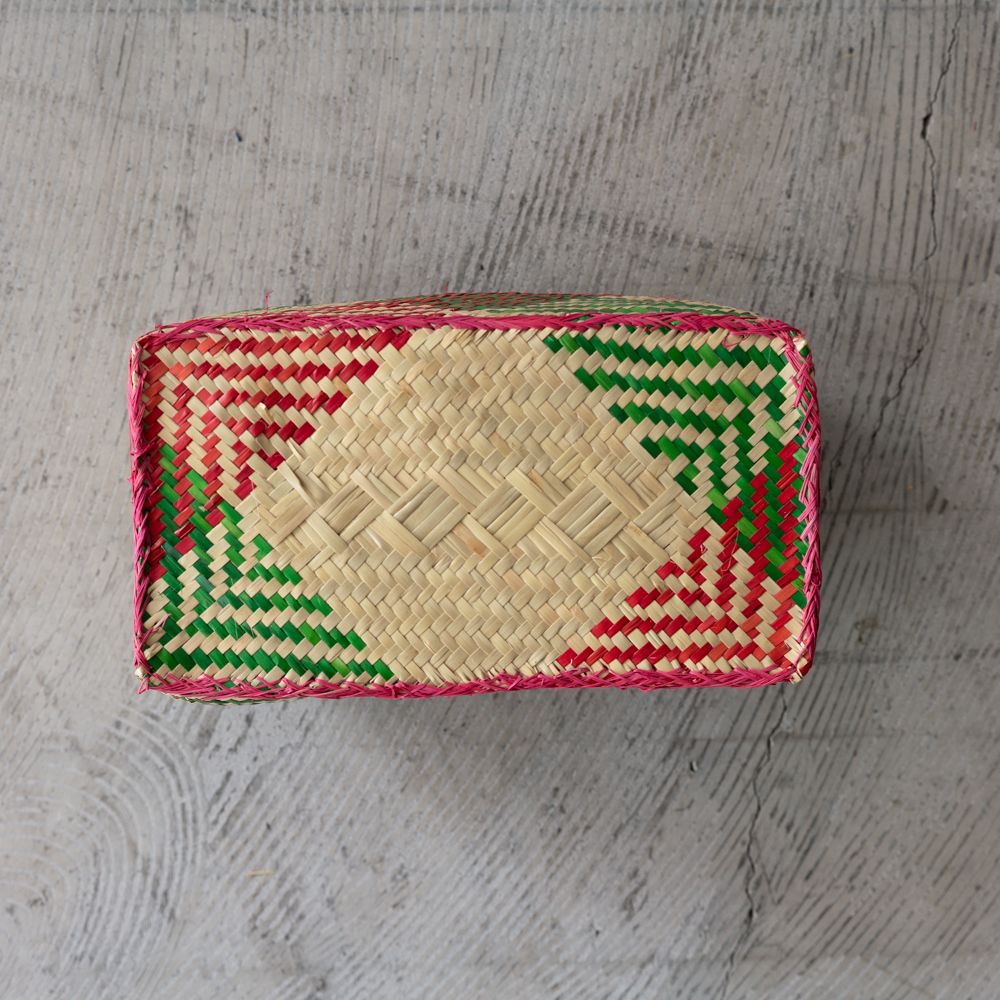 チヒ カラフル長方形箱 (蓋付) S 【H】