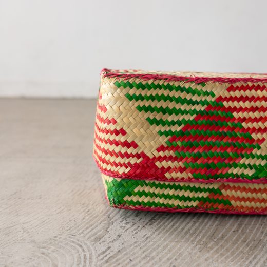 チヒ カラフル長方形箱 (蓋付) S 【H】