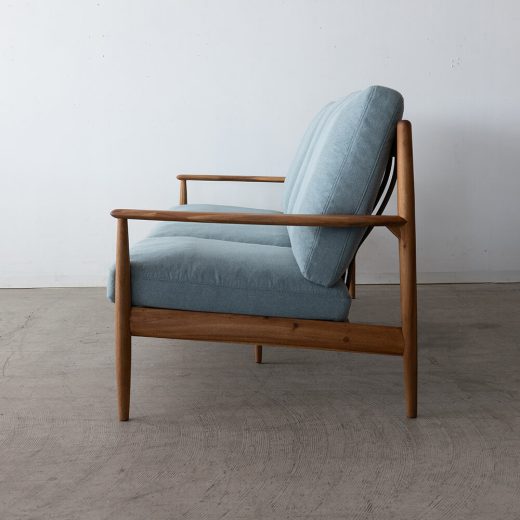 ［現品SALE］EDDA 3Pソファ ブルー LS30303
