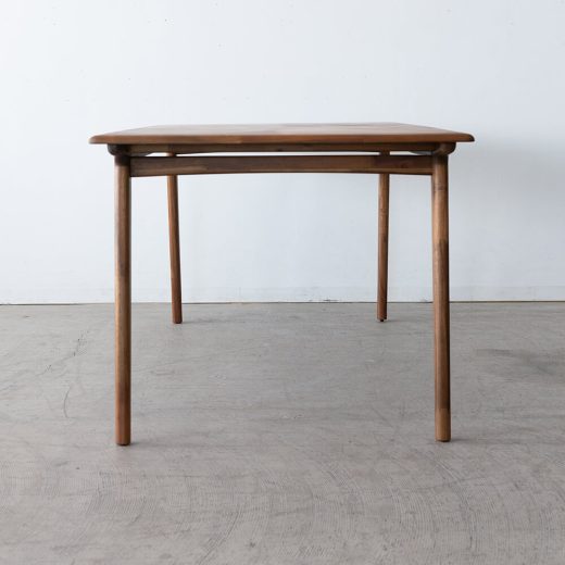 ［現品SALE］chapter ダイニングテーブル155  DT31005Q-NM200 アカシア/ウォールナット/ オイル仕上げ