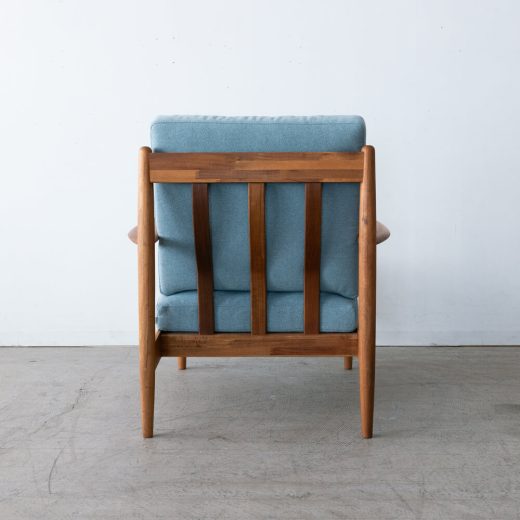 ［現品SALE］EDDA 1Pソファ ブルー LS30301A