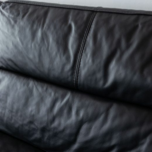 ［現品SALE］SALSA ソファ W2000 ハイバック 本革ブラック（SA）LS74102A-PD6S2-20