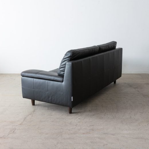 ［現品SALE］SALSA ソファ W2000 ハイバック 本革ブラック（SA）LS74102A-PD6S2-20