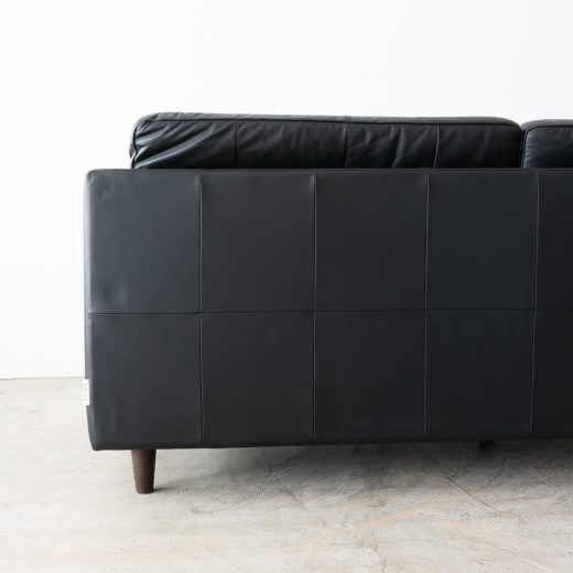 ［現品SALE］SALSA ソファ W2000 ハイバック 本革ブラック（SA）LS74102A-PD6S2-20