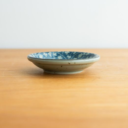 【WEB限定】益子唐草 染付3寸皿 -器市-