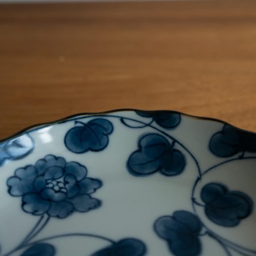 【WEB限定】つる花 染付5寸皿 -器市-