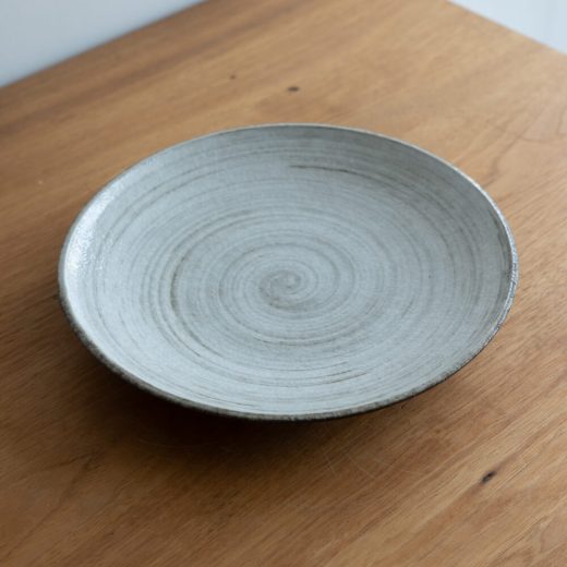 アウトレット食器（器市）の旋風 茶 丸8寸皿