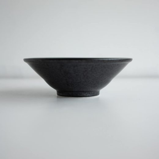 【WEB限定】黒ちぢれ輪二重6.5深鉢 -器市-