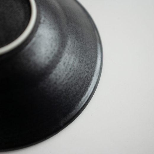 【WEB限定】黒ちぢれ輪二重6.5深鉢 -器市-