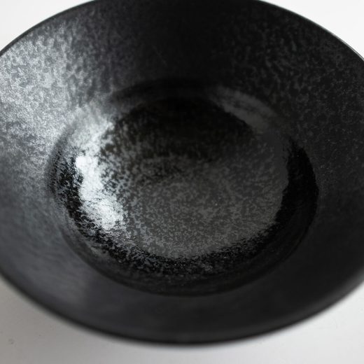 【WEB限定】黒ちぢれ輪二重6.5深鉢 -器市-
