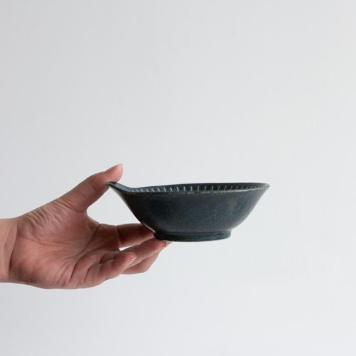 【WEB限定】撥水十草 藍イラボ 呑水 -器市-