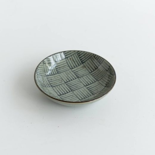 【WEB限定】染付3.3豆皿 籠目 -器市-