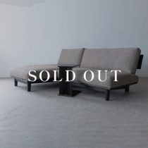 アウトレット家具の［現品SALE］ナガノインテリア ソファ＋サイドテーブルセット- レッドオーク材 LC034 2MSD39 - CMSD39 RO-SD ランク1 売り切れ