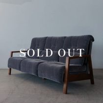 アウトレット家具の［現品SALE］3Pソファ リリコ191 ウォールナット - オイル塗装 コンフォルトGR売り切れ