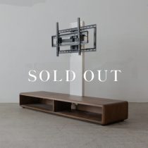 アウトレット家具の［数量限定］BRIDGE ウォールクロース TVスタンド［DB］売り切れ