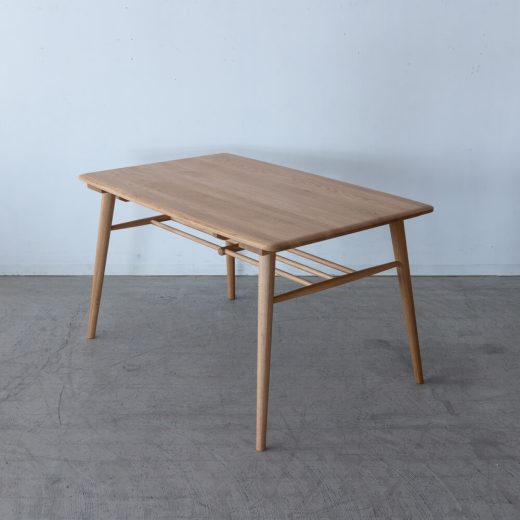【展示品廃盤特価】Cielo ダイニング4点セット テーブル / シンチェア×2 / ベンチ（ホワイトオーク無垢材 オイル仕上げ）