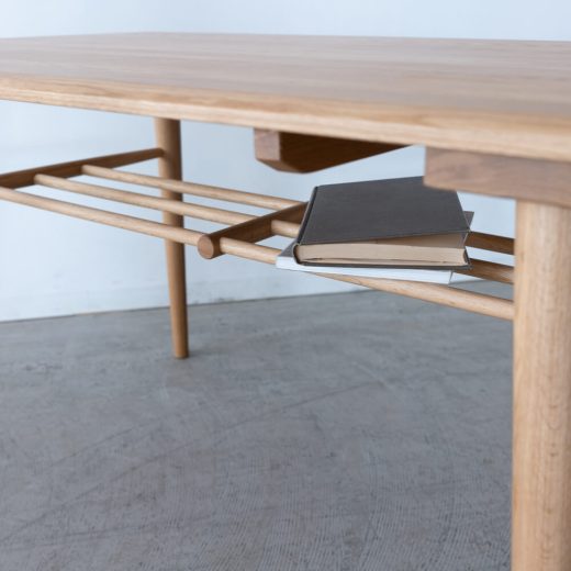 【新品廃盤特価】Cielo ダイニングテーブル ホワイトオーク無垢材 / オイル仕上げ