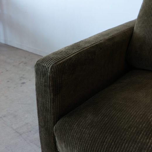 ［現品SALE］試作品 ソファ オルタナ（シリアル） 150  布ウネ カーキ