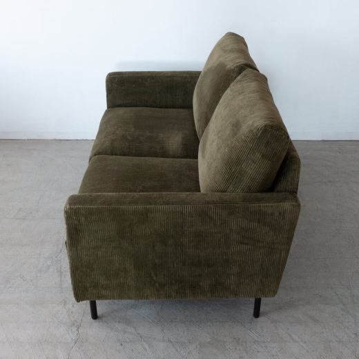 ［現品SALE］試作品 ソファ オルタナ（シリアル） 150  布ウネ カーキ