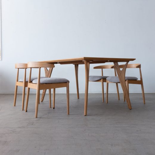 ［現品SALE］ダイニング5点セット アッシュ / ウレタン