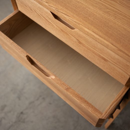 ［B品］Prisma 60 チェスト タモ材 / オイル