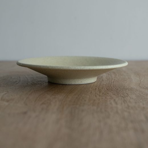 【WEB限定】悠々白砂 手捻り4寸皿 -器市-