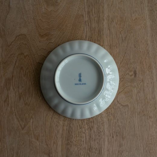 【WEB限定】麻の葉紋 染付5寸皿 -器市-