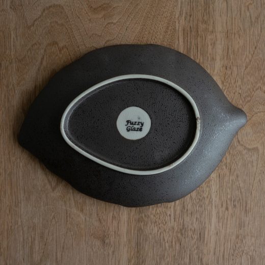 【WEB限定】葉型皿 (大) 白釉 -器市-