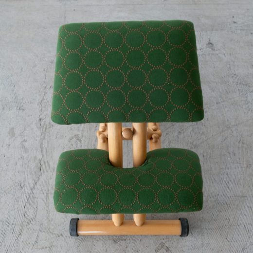 ［アップサイクル品］VARIER(バリエール)バランスチェア 姿勢矯正 張地ミナペルホネン tambourine /グリーン if1072