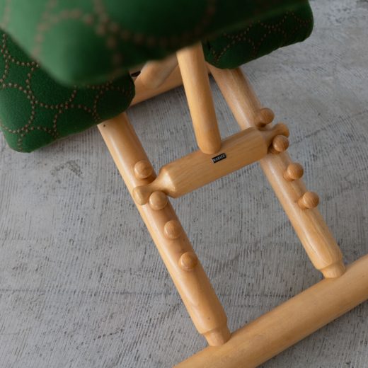 ［アップサイクル品］VARIER(バリエール)バランスチェア 姿勢矯正 張地ミナペルホネン tambourine /グリーン if1072