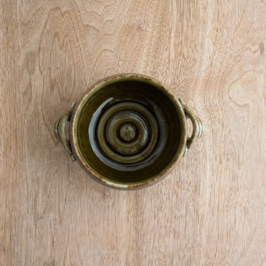 【WEB限定】イラボ織部 耳付ポット -器市-