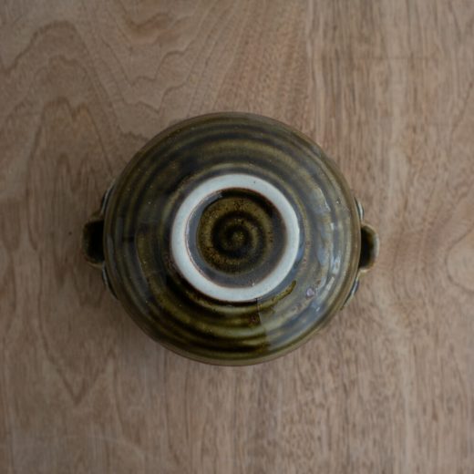 【WEB限定】イラボ織部 耳付ポット -器市-