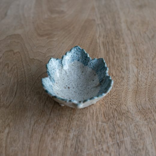 【WEB限定】うのふ 葉型珍味 ブルー -器市-