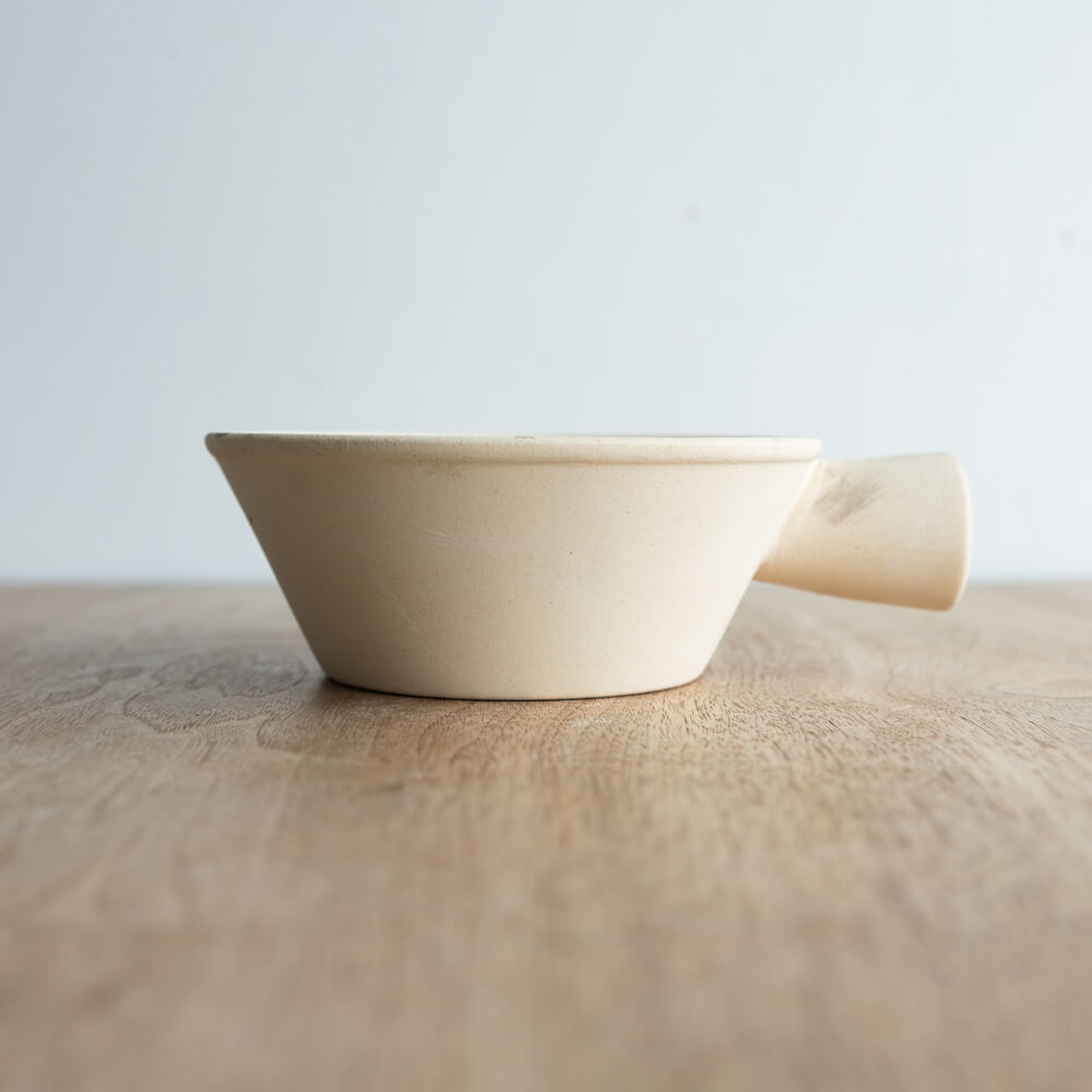 【WEB限定】素焼き片手鍋 WH -器市-