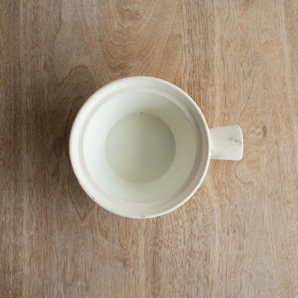 【WEB限定】素焼き片手鍋 WH -器市-