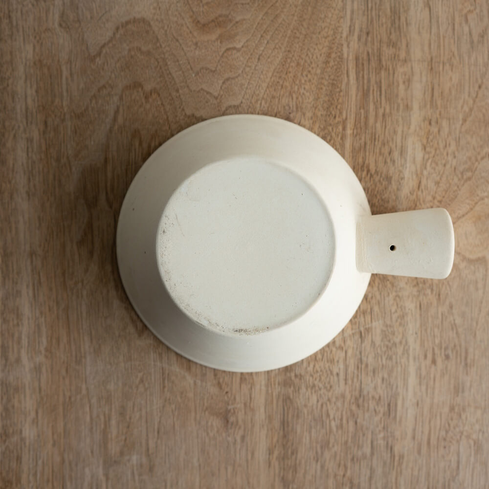 【WEB限定】素焼き片手鍋 WH -器市-