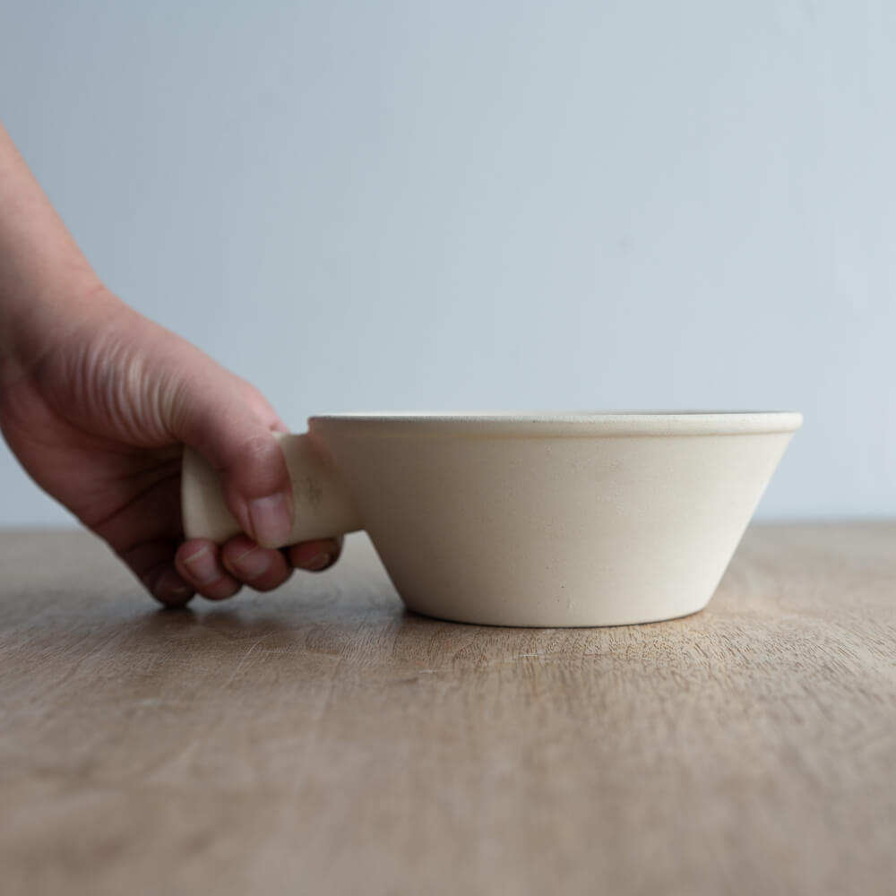 【WEB限定】素焼き片手鍋 WH -器市-