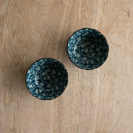 【WEB限定】益子唐草 梅型珍味小付 -器市-