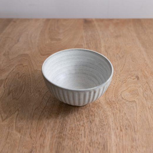 【WEB限定】しのぎ軽量茶碗 白 -器市-