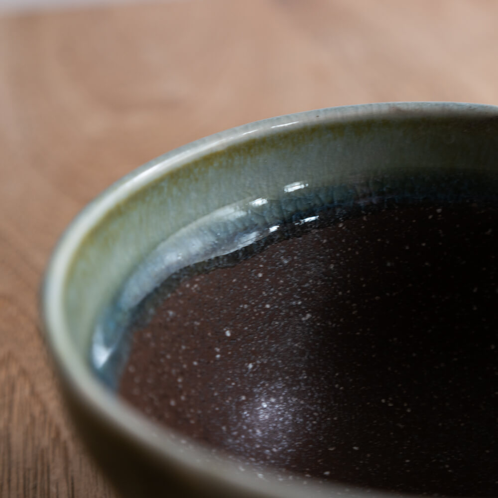 【WEB限定】緑釉垂らし茶碗 -器市-