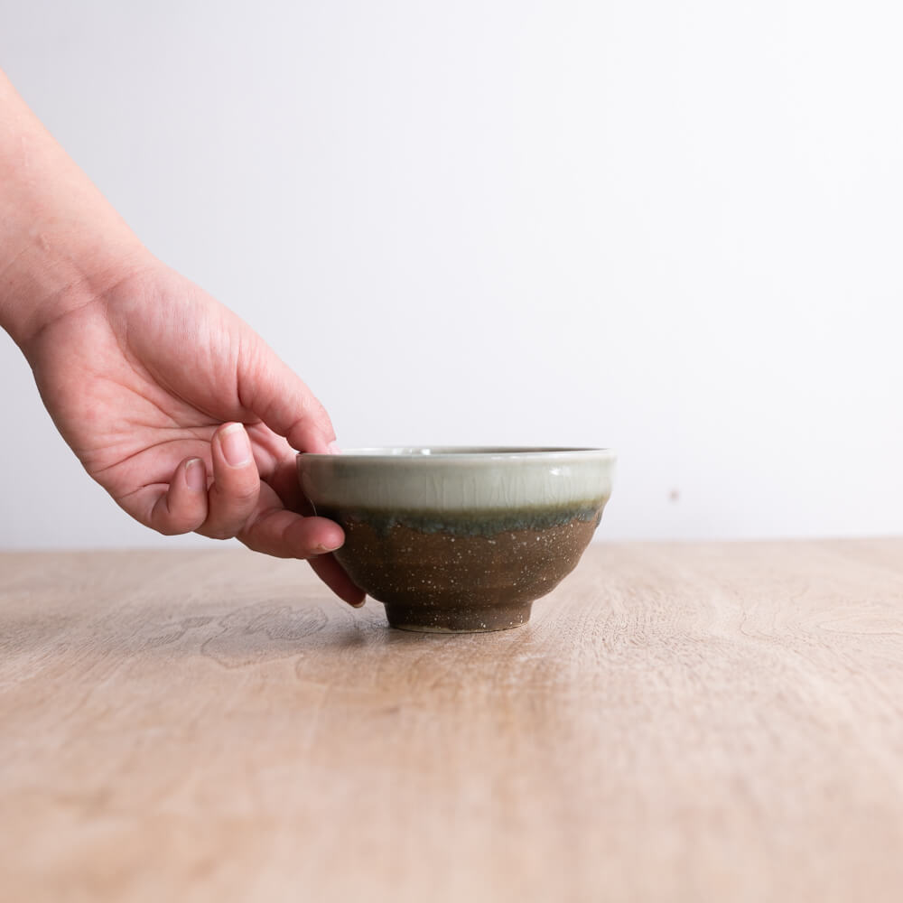 【WEB限定】緑釉垂らし茶碗 -器市-