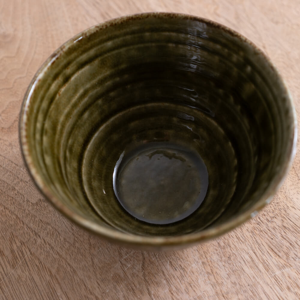 【WEB限定】イラボ織部茶漬け碗 -器市-