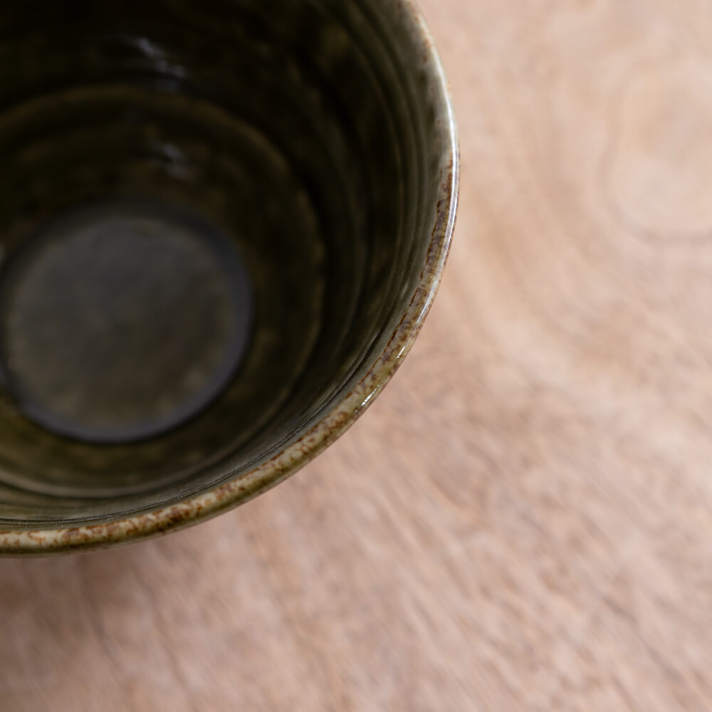 【WEB限定】イラボ織部茶漬け碗 -器市-